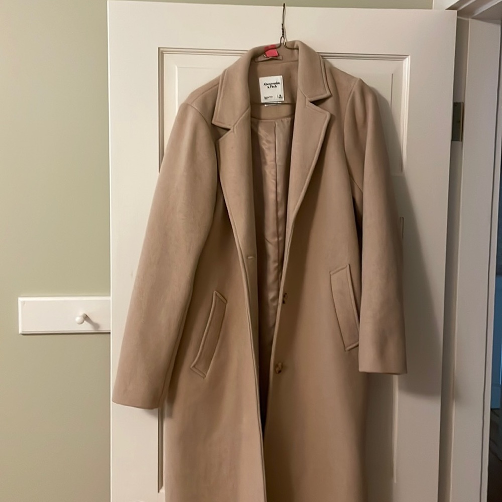 Camel Abercrombie Dad Coat